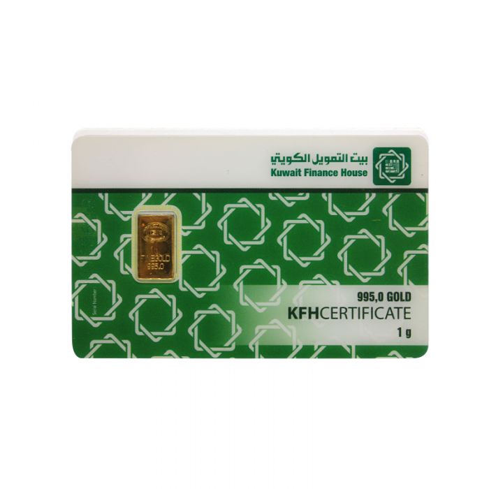 Gold Kuwait Finance Bar 1 Gram Silver Bullion Malaysia